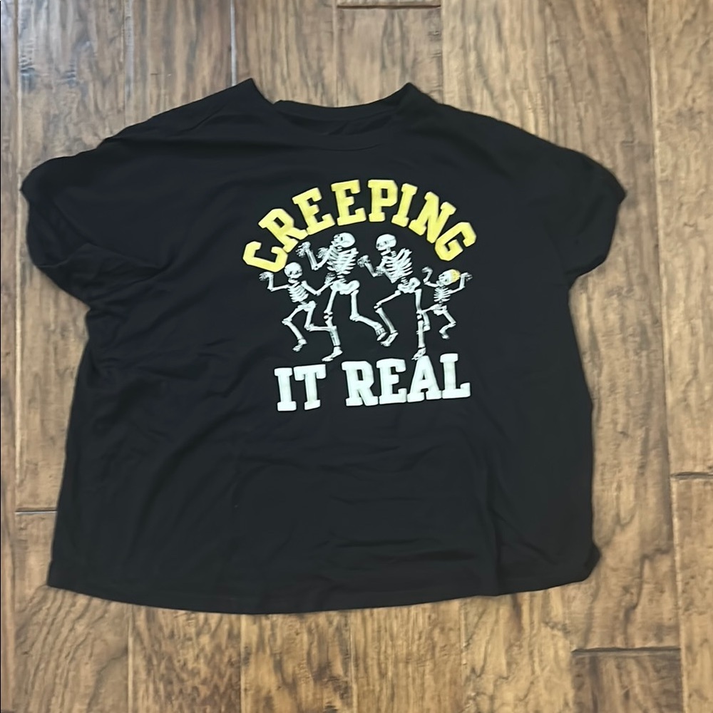 Old Navy Black and Yellow Short Sleeve Tee